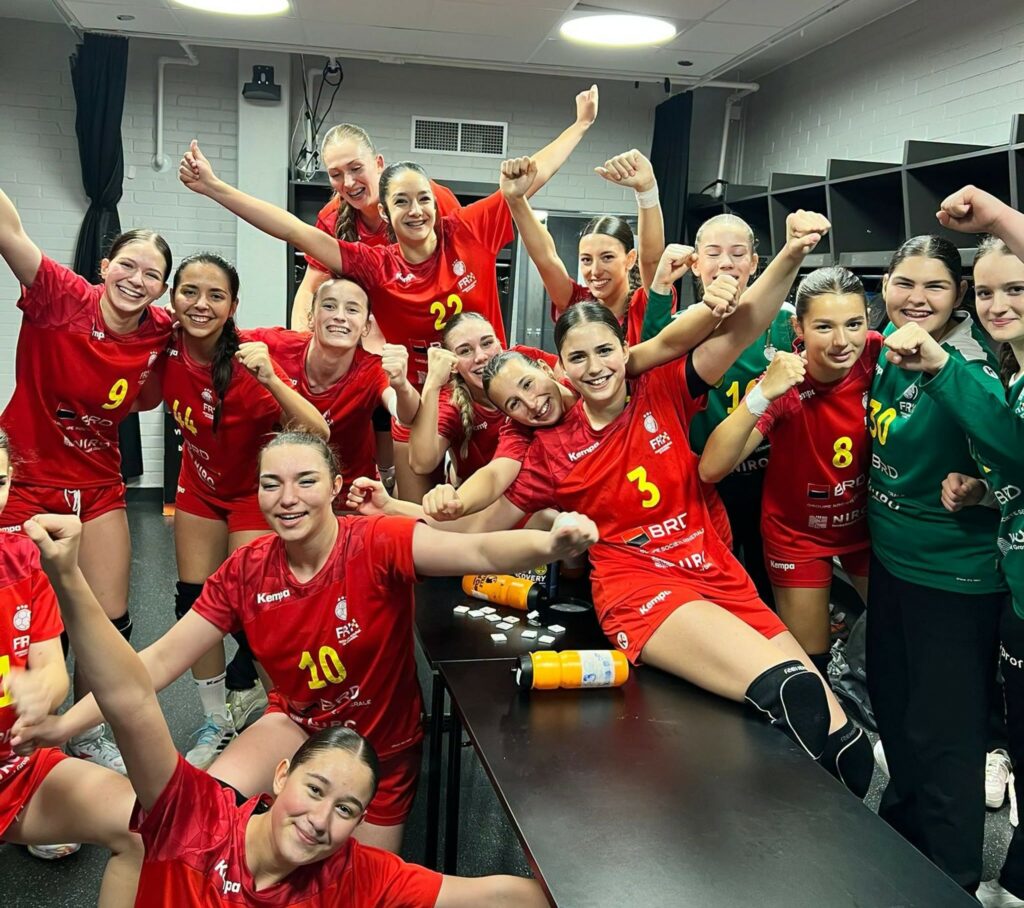 Naționala feminină de handbal U16 obține calificarea la FOTE 2027. Locul 7 la Openul European