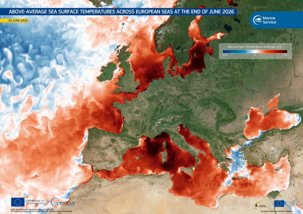 Oceanele ating temperaturi record. Ce înseamnă acest lucru pentru valurile de căldură din Europa