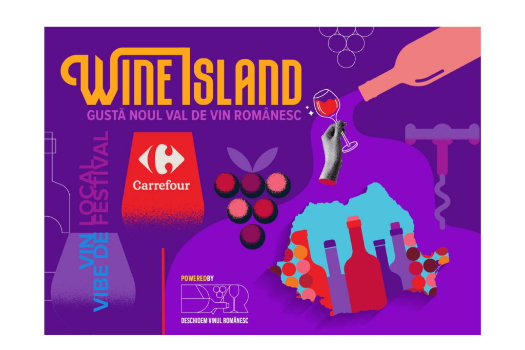 Carrefour România aduce noul val de vin românesc la Young Island Festival