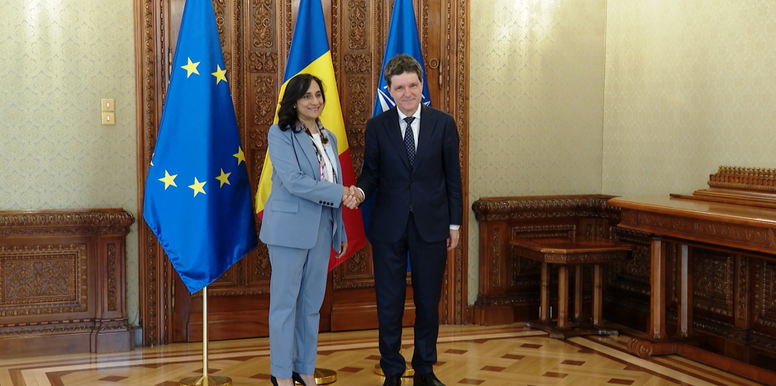 Anita Anand, primită la Cotroceni de președintele Nicușor Dan