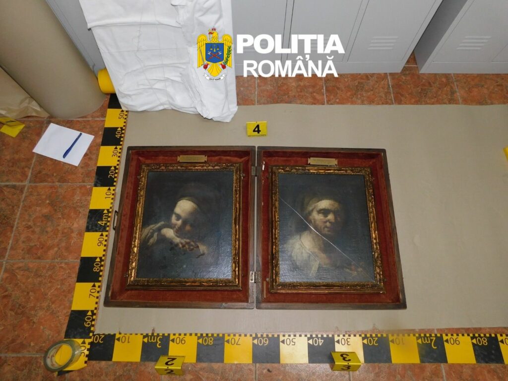 Tablouri de peste 90.000 de euro, furate din Italia. Patru români, cercetați