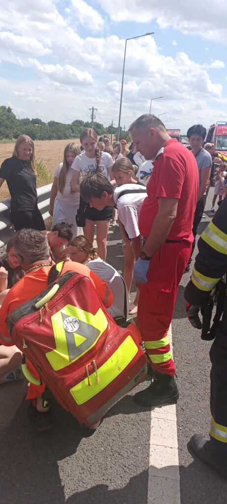 Călărași: Accident între un autocar cu 60 de persoane și un camion: 12 răniți și Planul Roșu activat