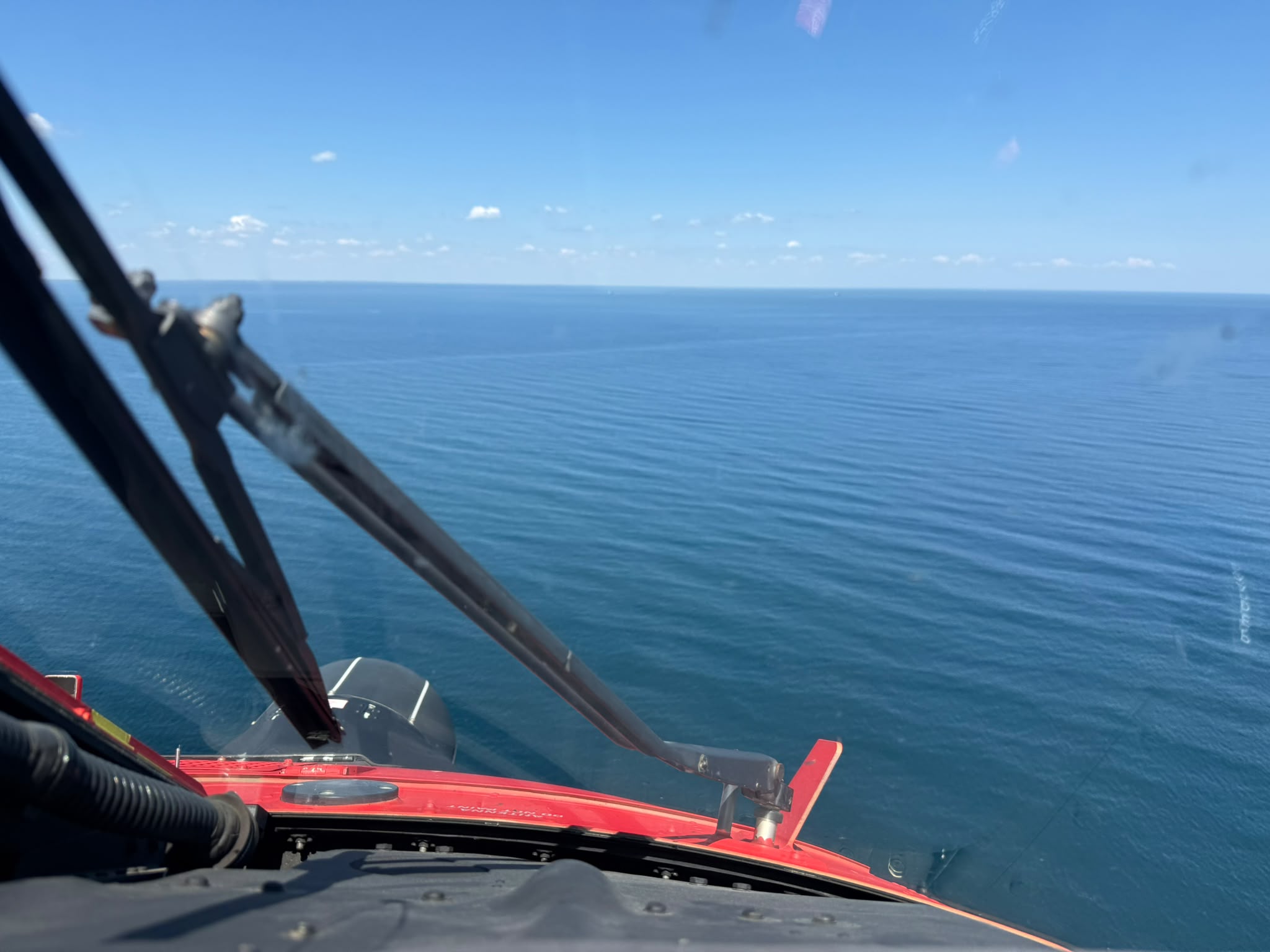 Aviația MAI, misiune de salvare în apele ucrainene, lângă Sfântu Gheorghe