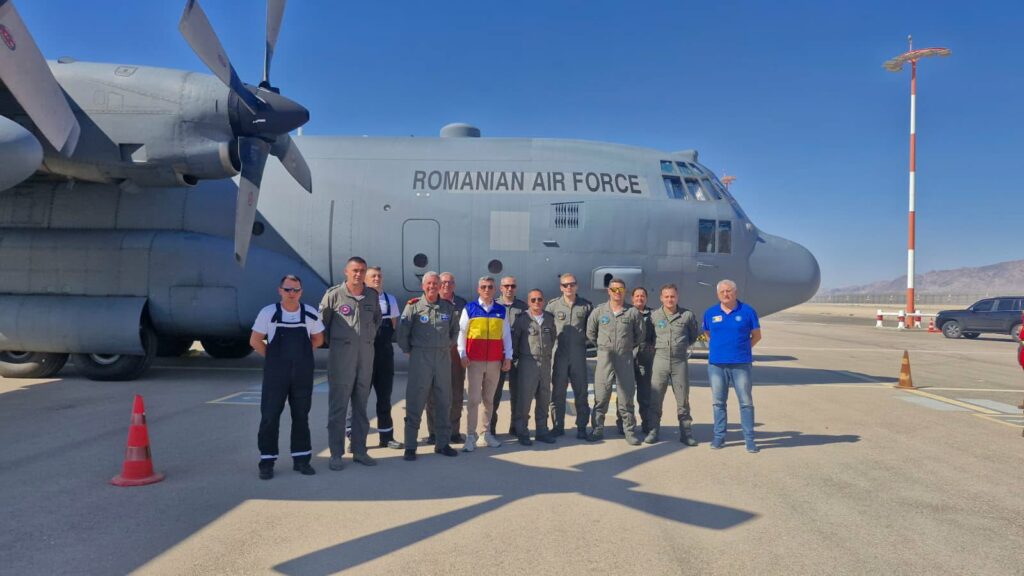 Al 12-lea zbor umanitar al României din Gaza. Cinci copii au fost evacuați pentru îngrijiri medicale de urgență