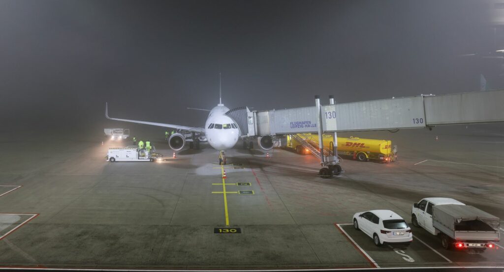 Trafic aerian perturbat în Germania după o alertă cu dronă pe aeroportul Leipzig/Halle