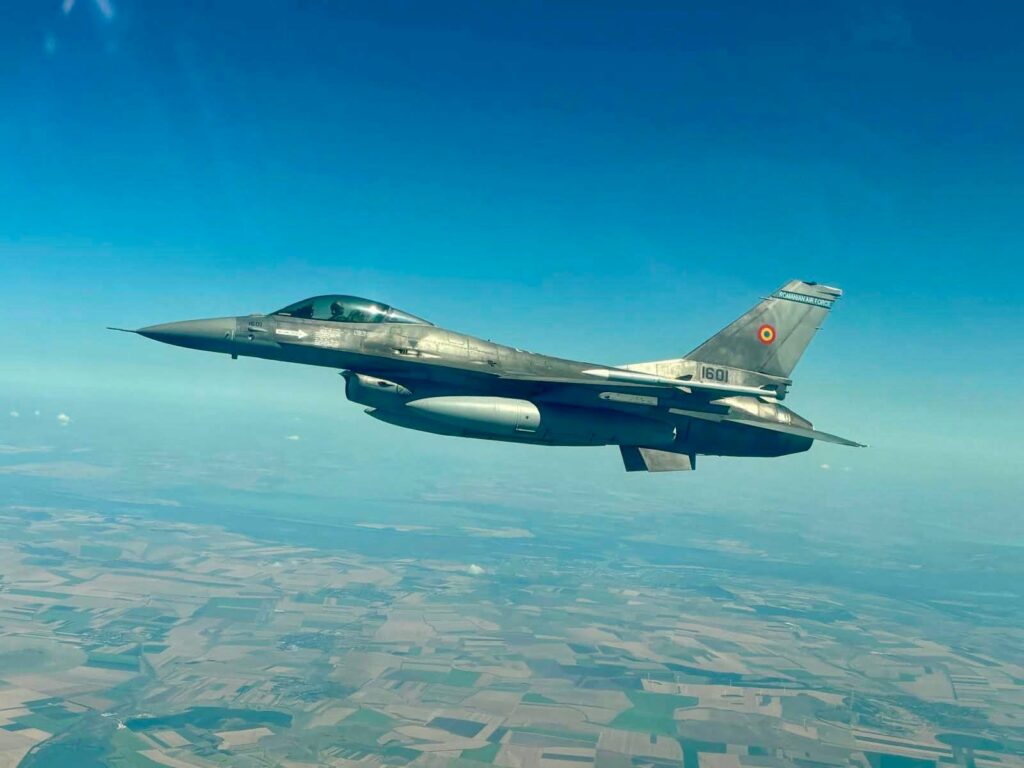Cum intervin avioanele F-16 pentru apărarea spațiului aerian. Exercițiu demonstrativ la Baza Borcea
