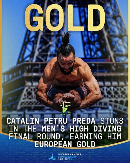 Cătălin Preda, campion european la sărituri de la mare înălțime. Aur pentru România la Paris