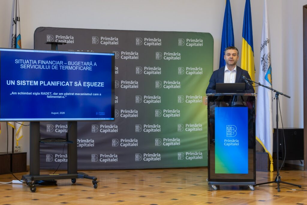 Ciucu, despre Termoenergetica: „Am schimbat sigla, dar am păstrat mecanismul care a falimentat RADET”