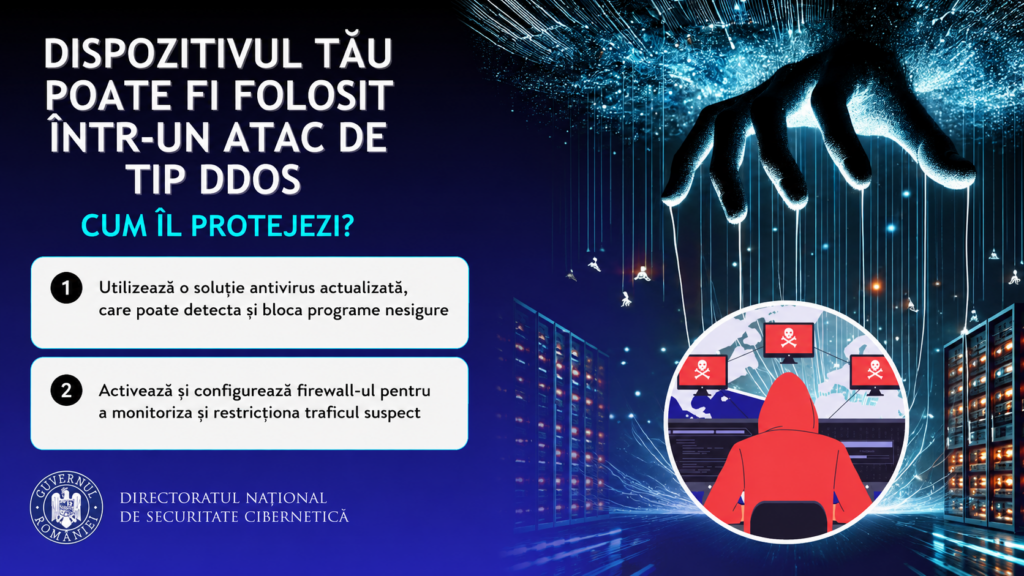 Telefonul sau laptopul tău pot fi folosite într-un atac cibernetic fără să știi. Cum le protejezi