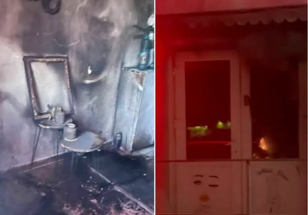 Explozie și incendiu într-un salon de înfrumusețare din Iași. Pompierii exclud o acumulare de gaze