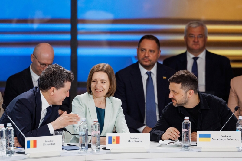 Maia Sandu: România, Republica Moldova și Ucraina trebuie să lege energia, apele și porturile. „Prutul și Nistrul sunt resursele noastre comune”
