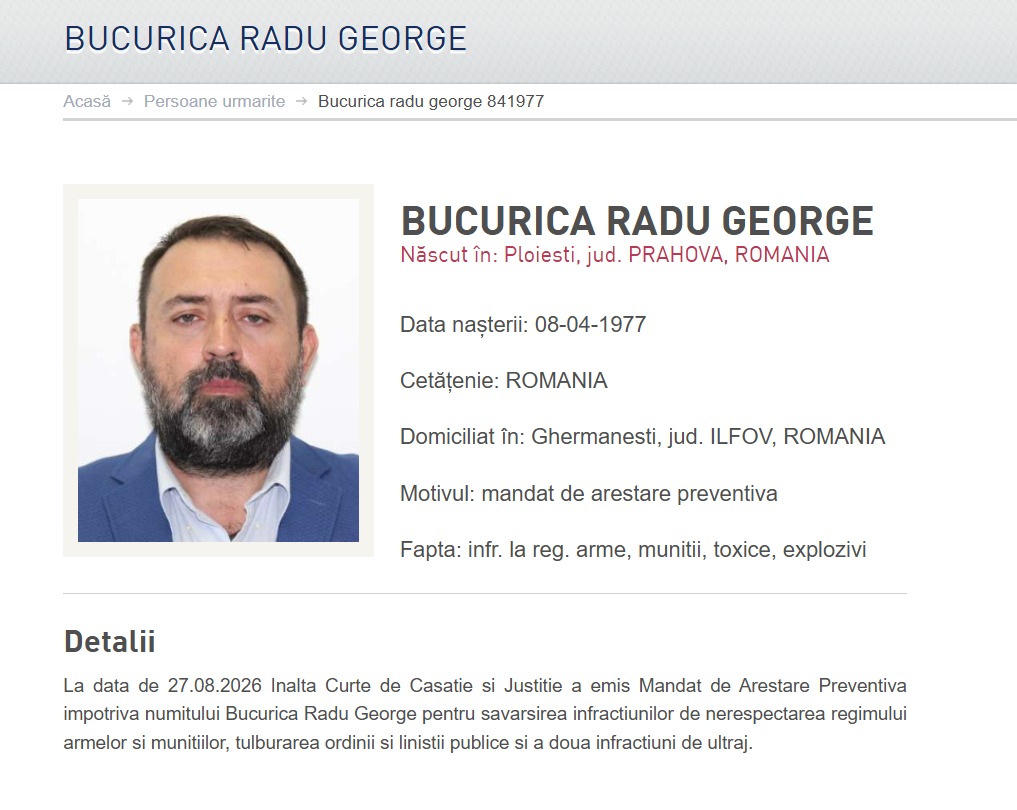 Procurorul George Bucurică, dat în urmărire națională după ce a plecat de la Înalta Curte înaintea verdictului