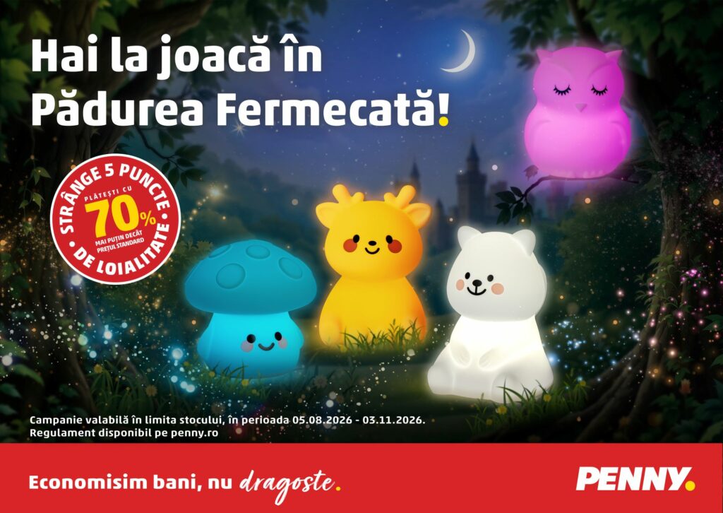 PENNY invită familiile la joacă în Pădurea Fermecată cu noua campanie de loializare