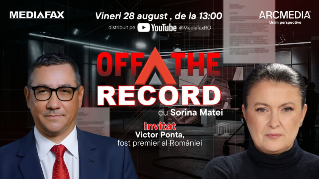 OFF The Record. Invitat: Victor Ponta, fost premier al României