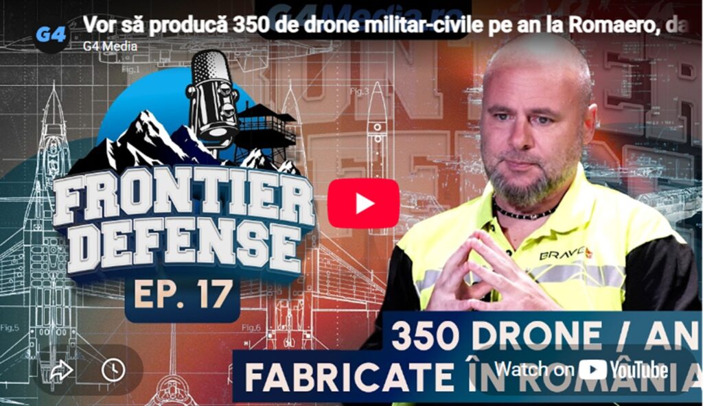 O companie românească vrea să producă 350 de drone pe an la Romaero. Planul BraveX pentru 2028