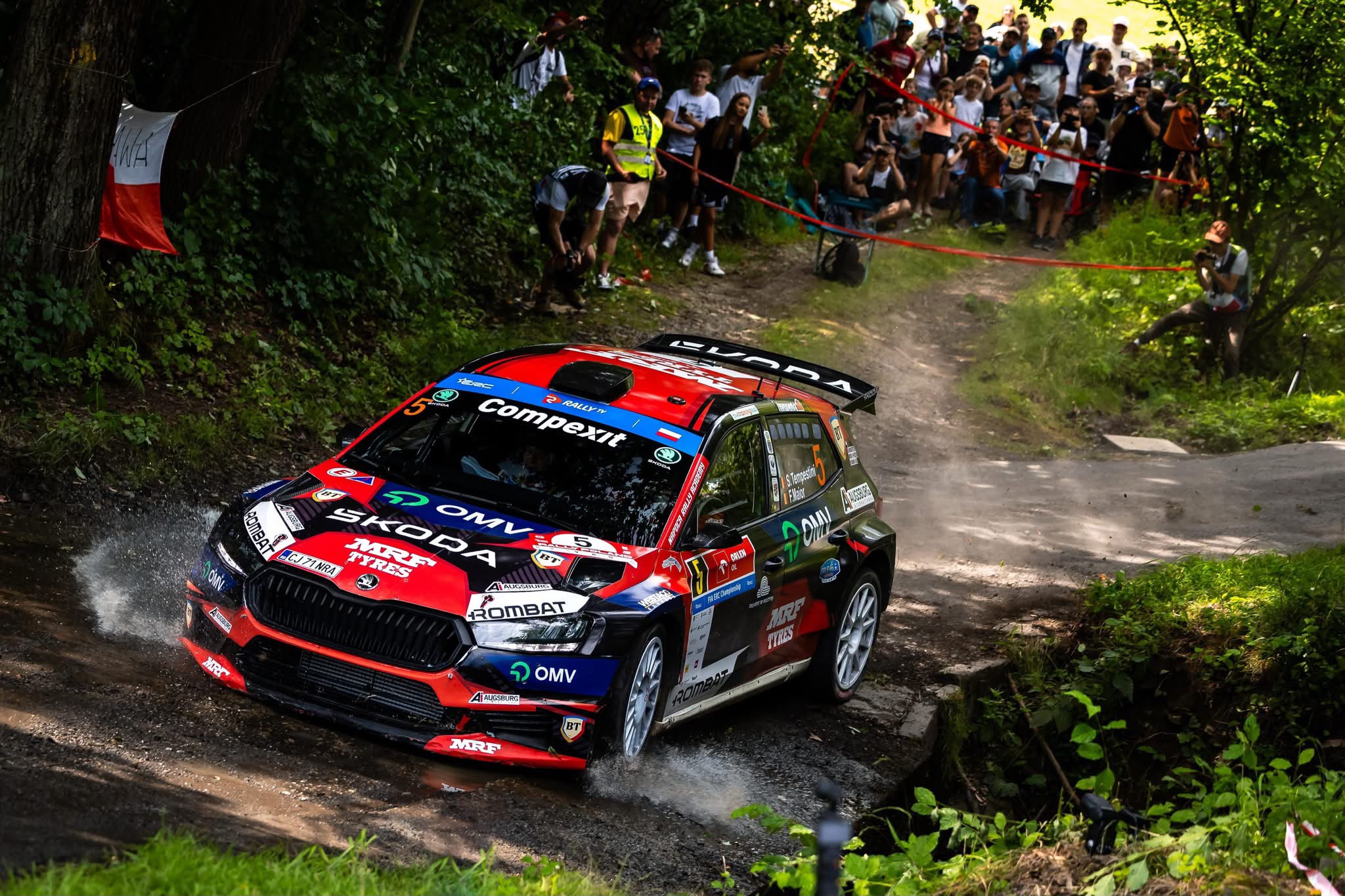 Simone Tempestini, cel mai rapid în calificările Barum Czech Rally Zlín