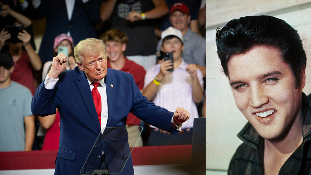 Donald Trump a stârnit un nou val de controverse după ce s-a afișat ca Elvis Presley într-o imagine generată cu inteligență artificială