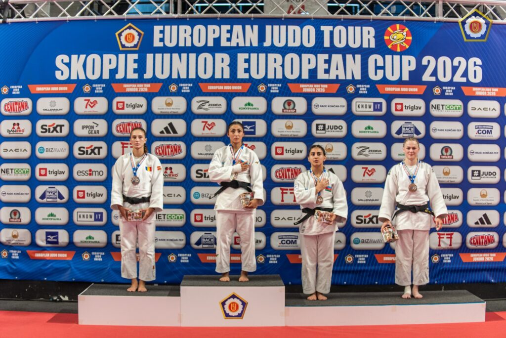 Aur și argint pentru România la Cupa Europeană de Judo U21 de la Skopje