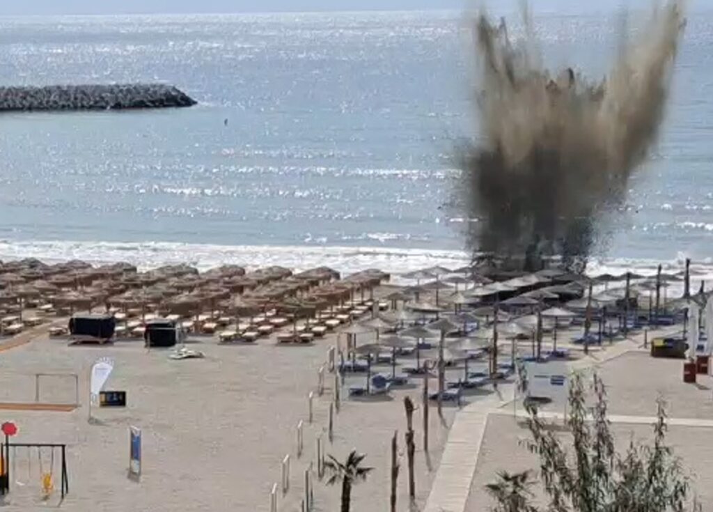 Alert in Olimp after a drone was spotted. The area was cordoned off qithin a 500-meter radius