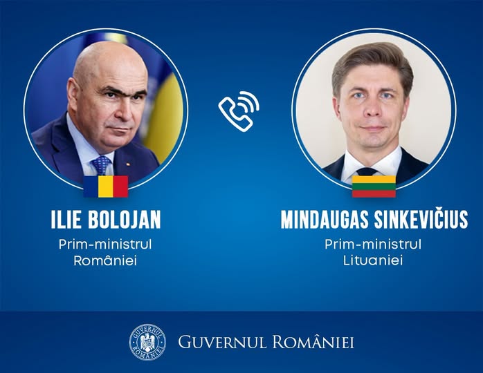 Ilie Bolojan a discutat cu omologul său din Lituania. Securitatea Flancului Estic și relațiile economice, pe agenda discuției