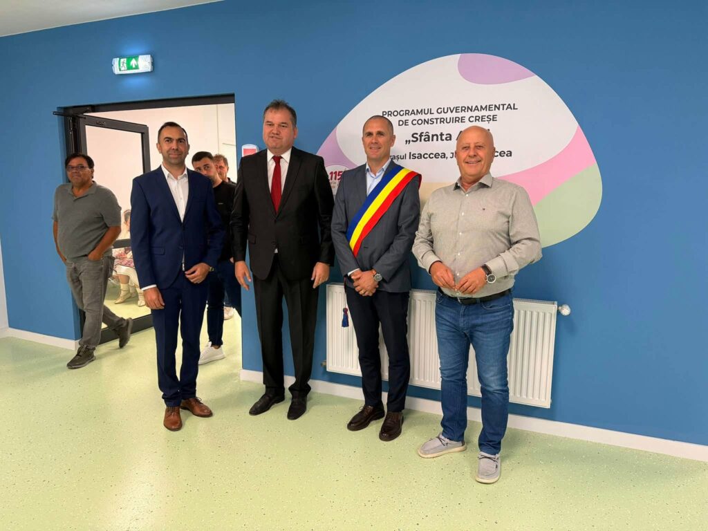 Cseke Attila anunță inaugurarea celei de-a doua creșe din județul Tulcea, realizată prin Programul „Sfânta Ana”