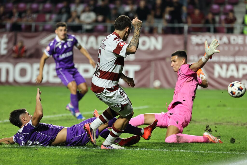 Fiul lui Dan Șucu, gol pentru Rapid în Giulești. Andrei Șucu a marcat la câteva secunde după ce a intrat pe teren