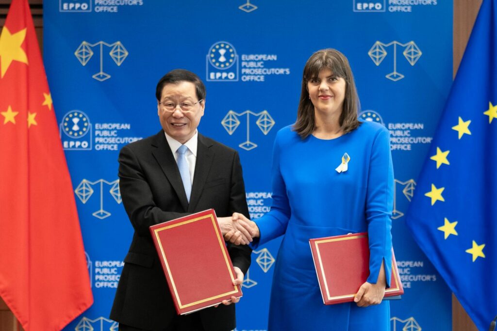 Parchetul condus de Laura Kövesi își consolidează cooperarea cu China. Plan comun până în 2028