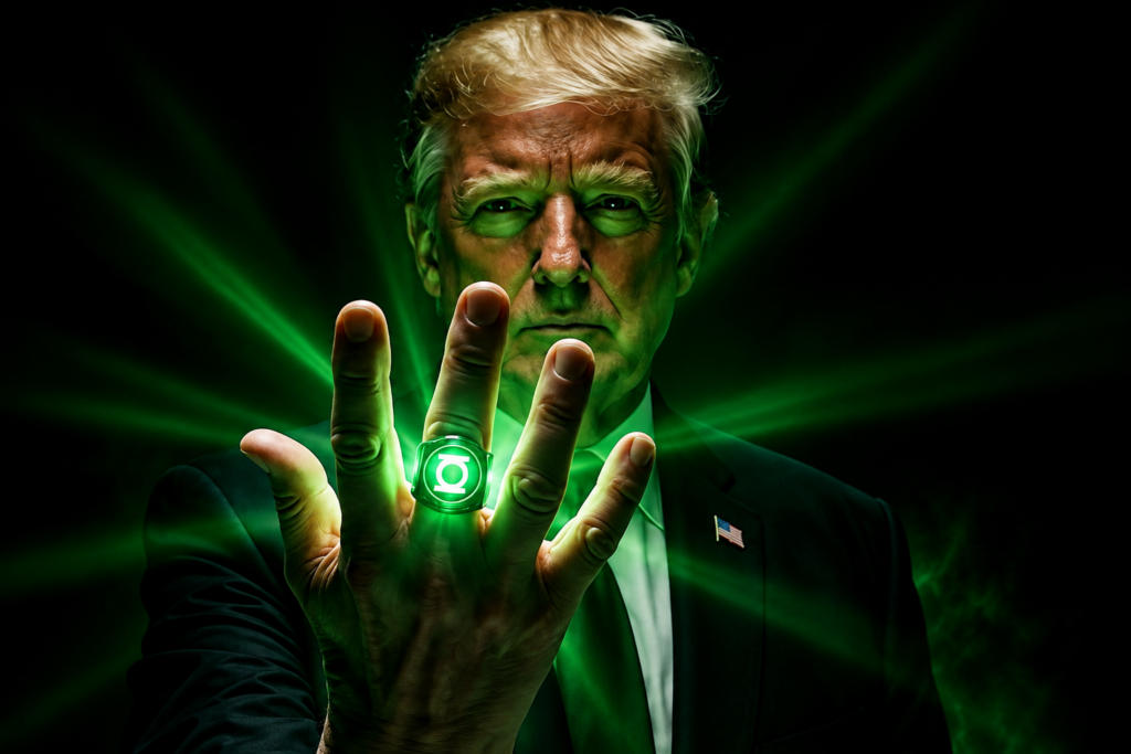 Trump și-a pus „inelul cu superputeri”. Casa Albă îl prezintă drept eroul care apără America