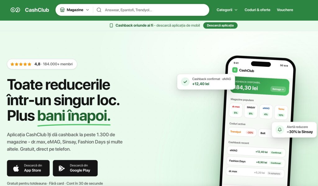 CashClub lansează o nouă versiune a platformei, după o creștere de 20% pe ambele linii de business