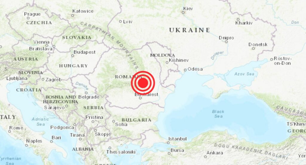 Cutremur în Vrancea la primele ore ale dimineții. Seismul a avut magnitudinea 4,1