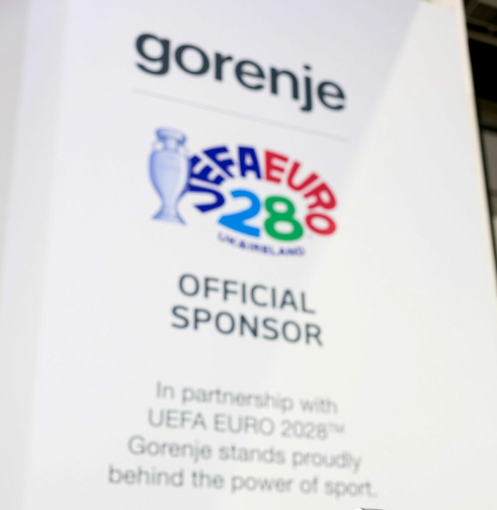 Gorenje își extinde parteneriatul cu UEFA EURO 2028™