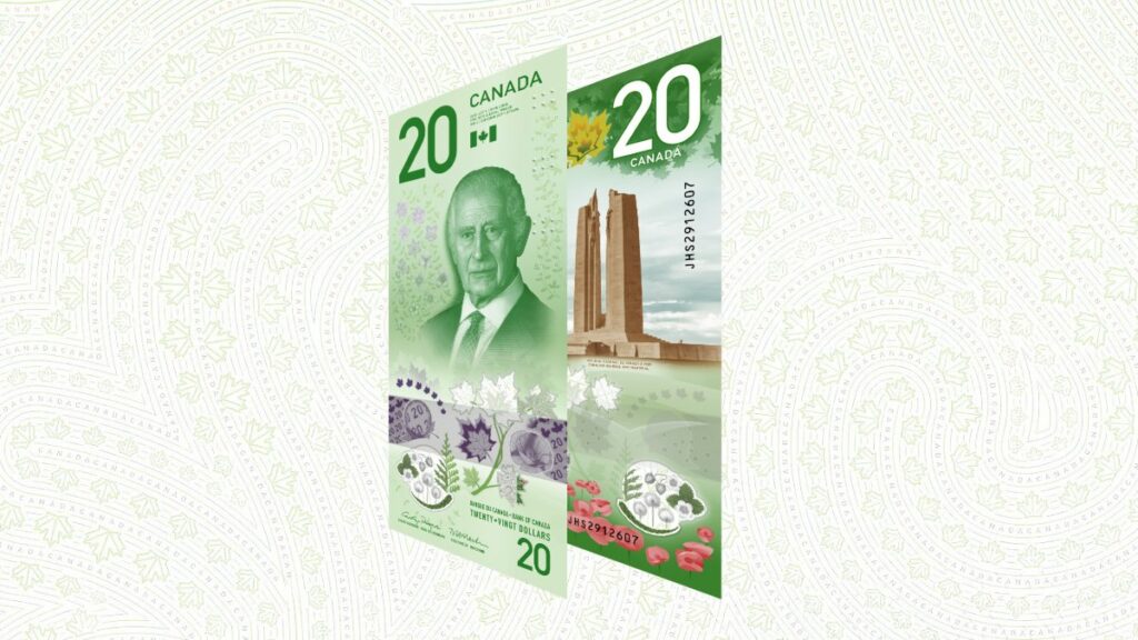 Regele Charles, pe noua bancnotă de 20 de dolari a Canadei. Este o premieră în peste 70 de ani