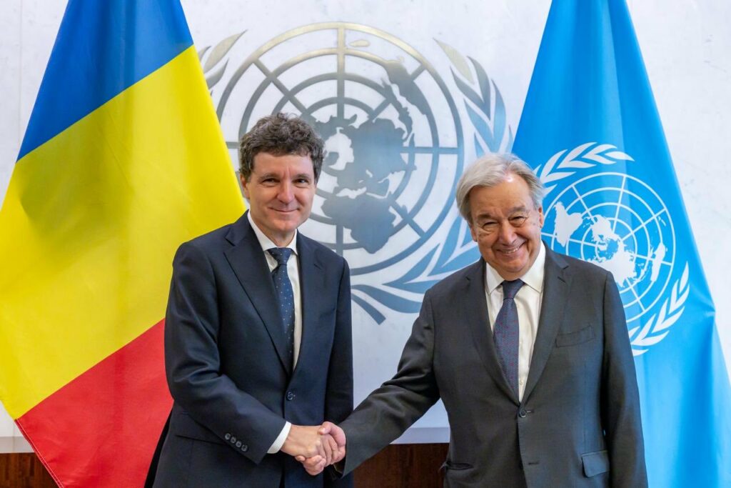 Nicușor Dan, întâlnire cu Secretarul General al ONU: I-am transmis recunoștința profundă a României