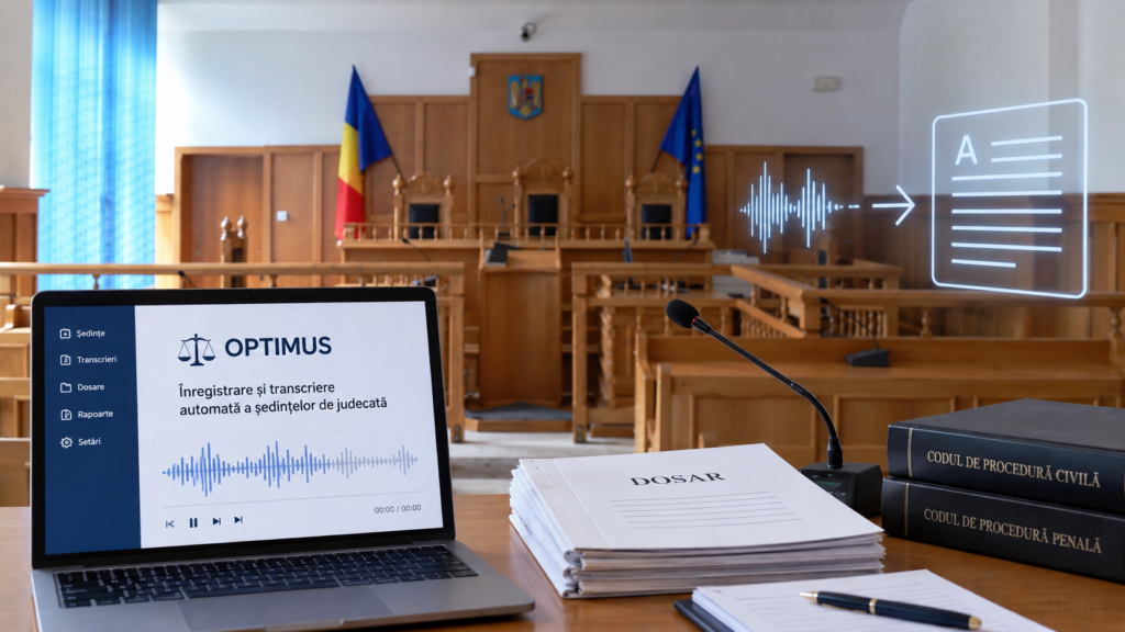 Inteligența artificială a ajuns în sălile de judecată din România. Peste 1.000 de săli pot transcrie automat ședințele