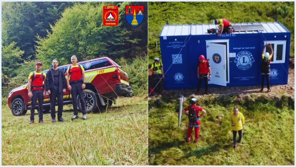 Trei zile pe munte, fără apă și mâncare. Un tânăr ucrainean, salvat de noul refugiu din Munții Maramureșului