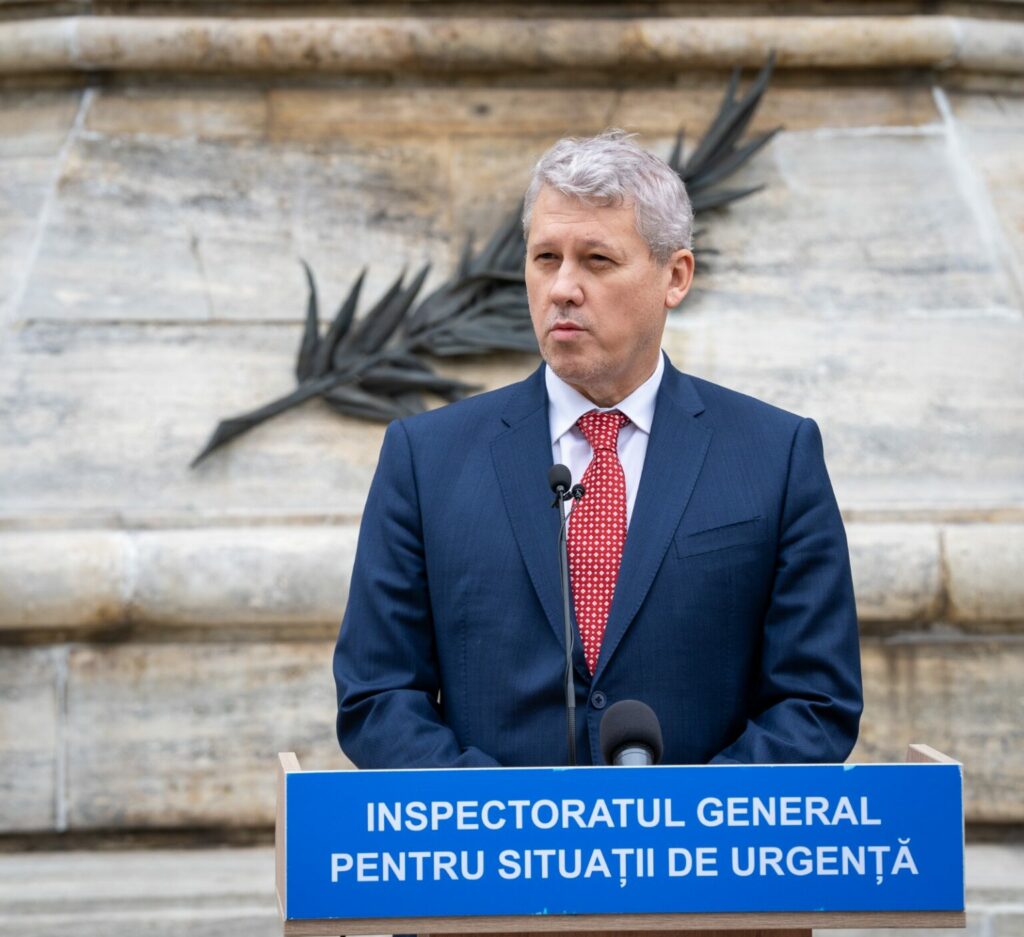 Predoiu, de Ziua Pompierilor: Dotarea și organizarea IGSU și a Sistemului Național pentru Situații de Urgență reprezintă astăzi un model în Europa