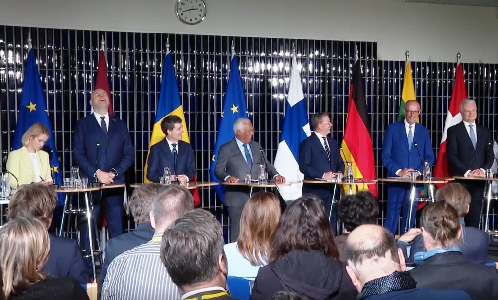Nicușor Dan, Merz și Costa au izbucnit în râs la aceeași întrebare. Ce le-a cerut un jurnalist finlandez