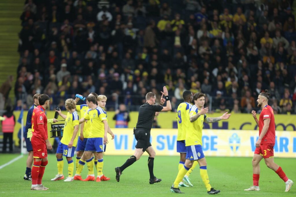 România pierde în fața Suediei în prima etapă din Liga B a Ligii Națiunilor