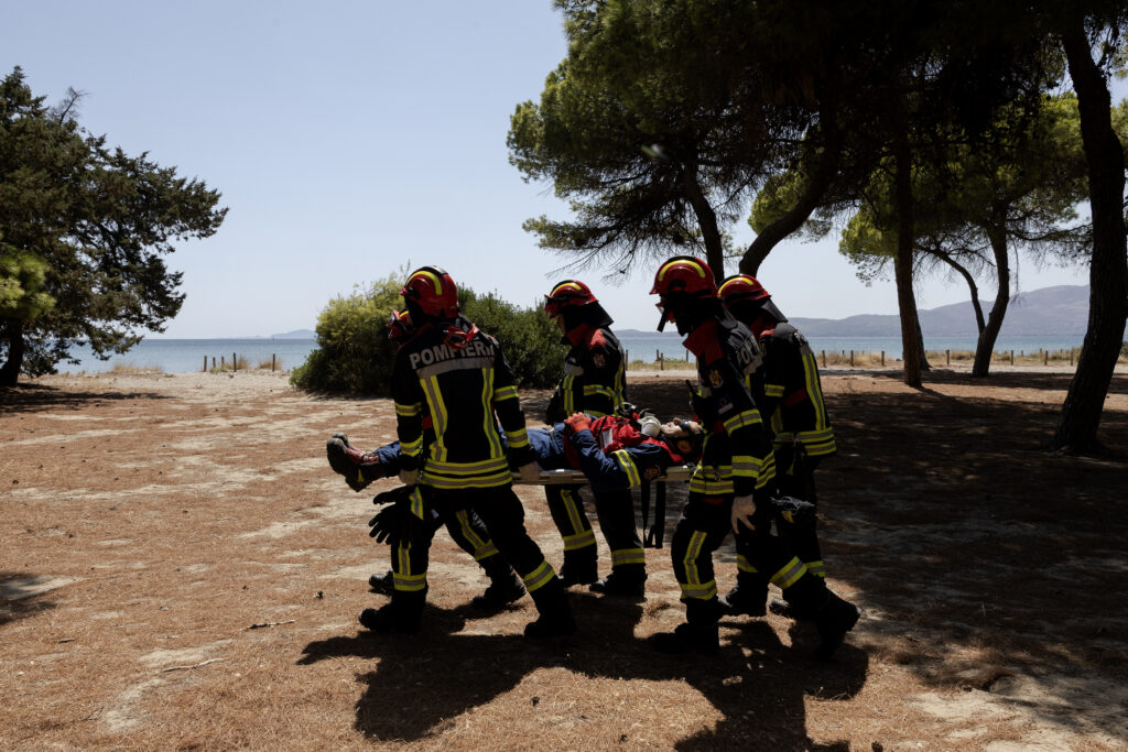 Grecia, dar fără vacanță: cum arată viața pompierilor români prepoziționați la Nea Makri | Pompier: „Familia este permanent în gândurile noastre”