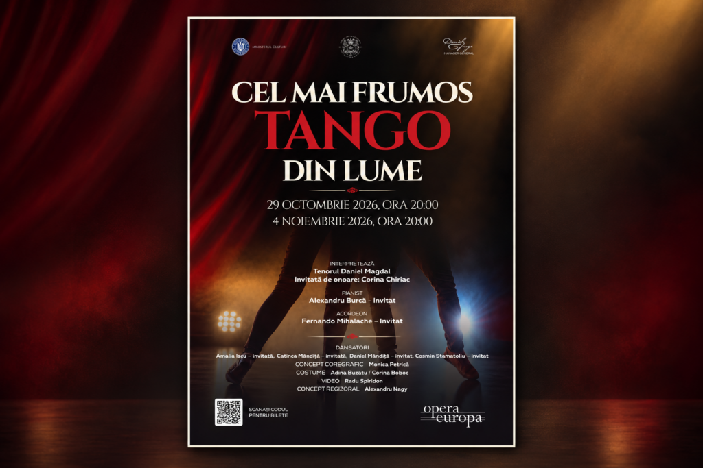 Există o melodie care te poate întoarce în timp? „Cel mai frumos tango din lume”, pe scena Operei Naționale București