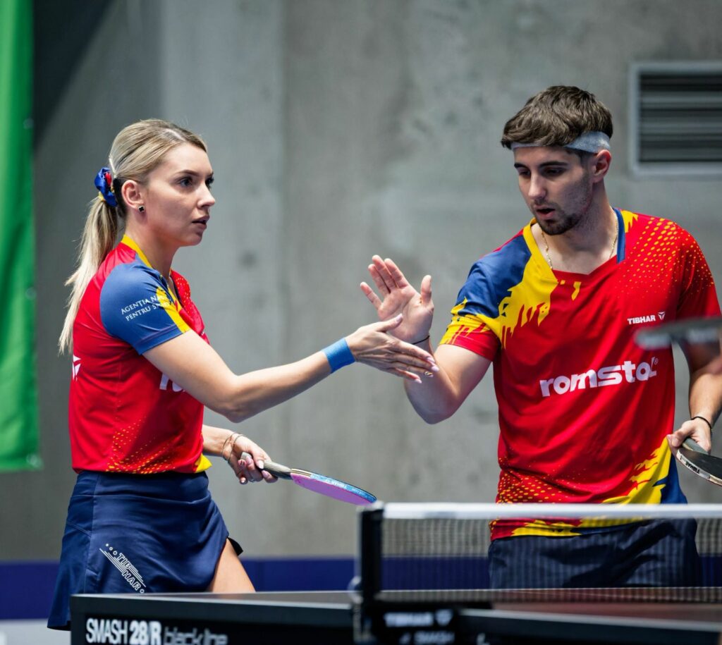 România și-a asigurat prima medalie la Europenele de tenis de masă. Bernadette Szocs și Eduard Ionescu, victorie dramatică în sferturile de finală