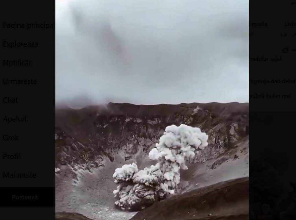 Trei turiști au murit după erupția unui vulcan din Indonezia. Ar fi ajuns prea aproape de crater