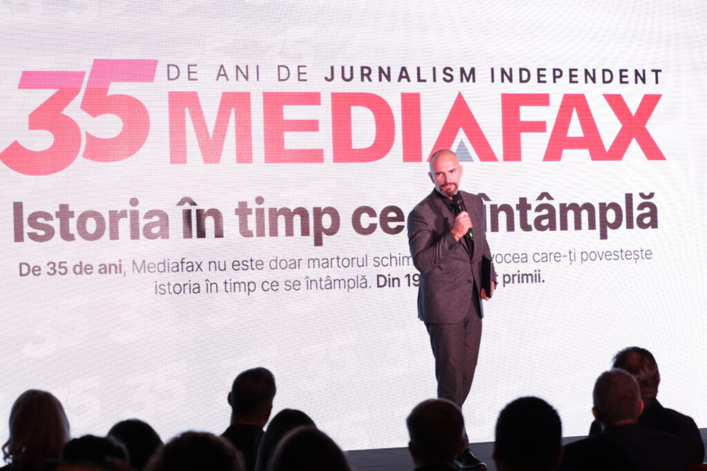 Dan Cărbunaru, purtătorul de cuvânt al Guvernului, la Gala MEDIAFAX: „România are nevoie de presă liberă”
