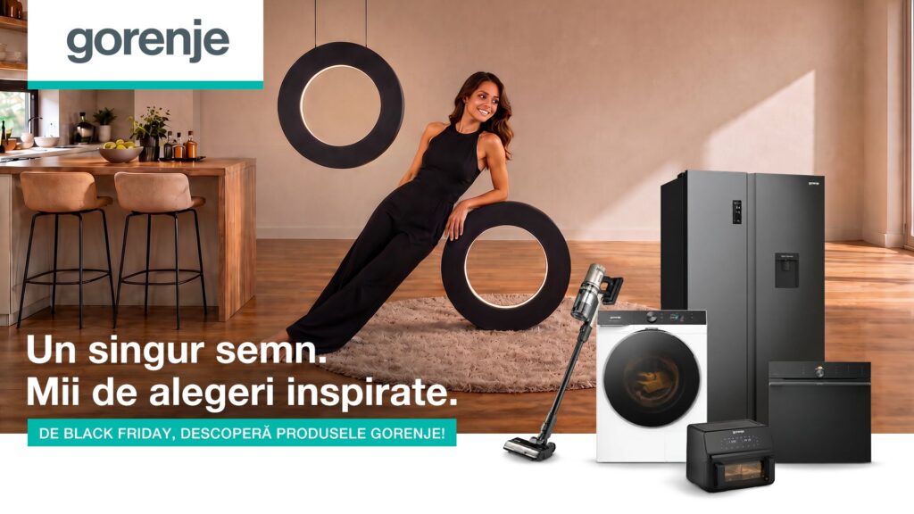 De Black Friday, descoperă produsele Gorenje