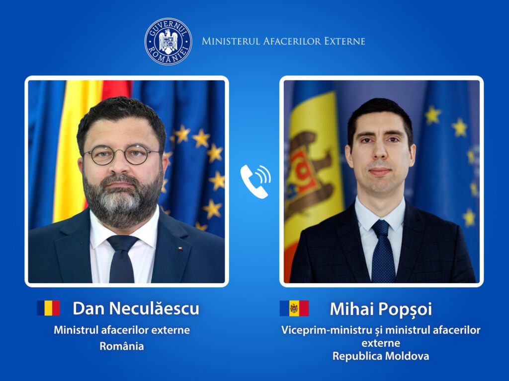 Ministrul de Externe, discuții cu omologii din Republica Moldova și Estonia. România își menține sprijinul pentru parcursul european al Chișinăului