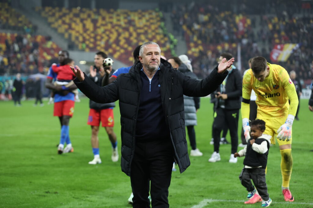 Echipa etapei a 13-a din Superliga. Laurențiu Reghecampf, desemnat antrenorul rundei după succesul lui FCSB în derby-ul cu Rapid