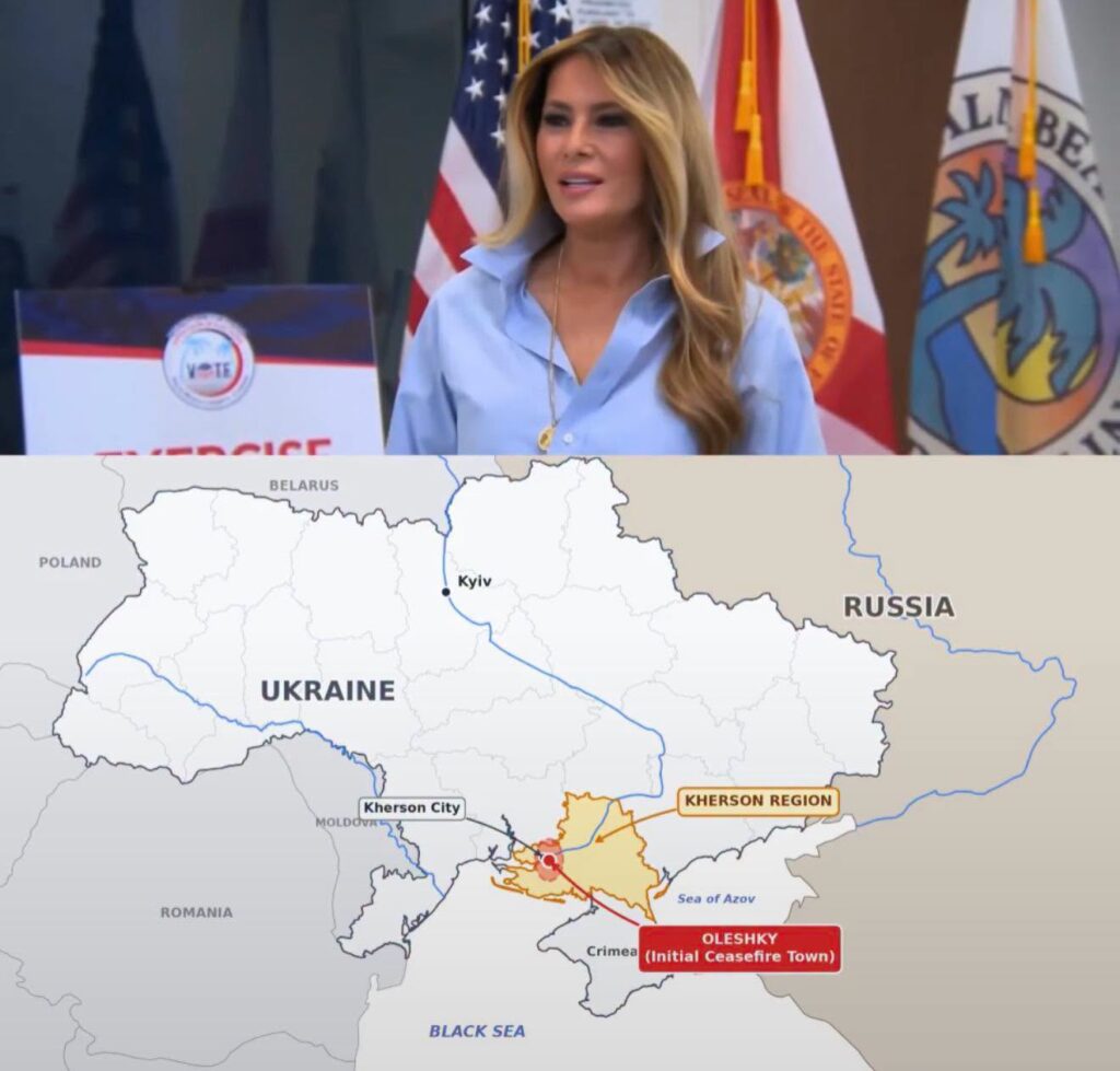 Armistițiu temporar în Herson, negociat de Melania Trump / Locuitorii se tem de liniștea de care s-au dezobișnuit, dar ies din nou pe străzi