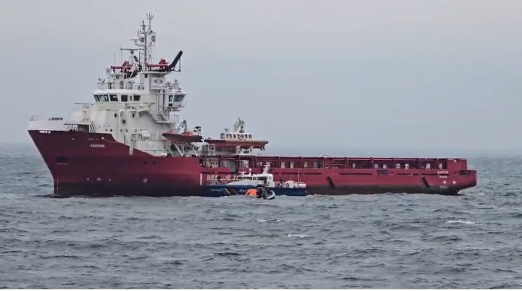 One dead, three missing after a ship was hit by drones in the Black Sea