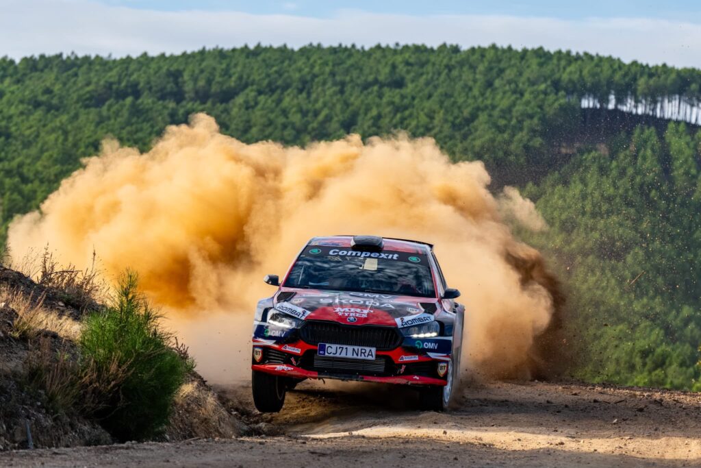 Simone Tempestini concurează la etapa finală a Campionatului European de Raliuri, în Portugalia