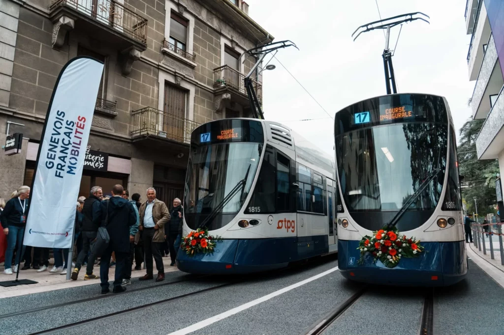 O linie de tramvai care leagă două țări europene a fost extinsă cu 1,2 kilometri
